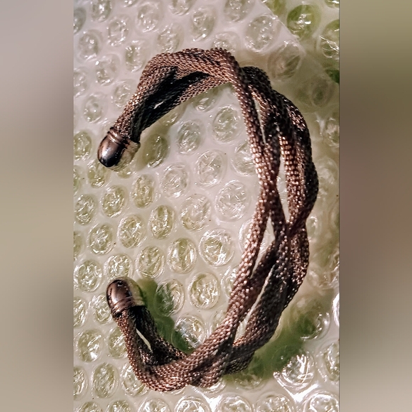 Sterling Silver twine braided Design Style Pattern 7.5 in/ WT 25 .8 Bracelet - Picture 4 of 8